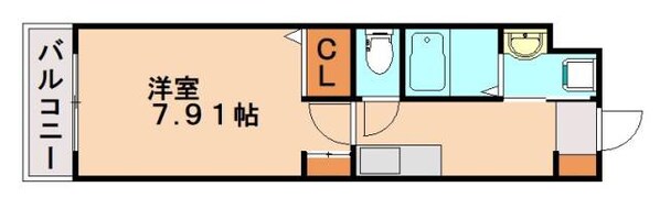 黒崎駅 徒歩5分 5階の物件間取画像